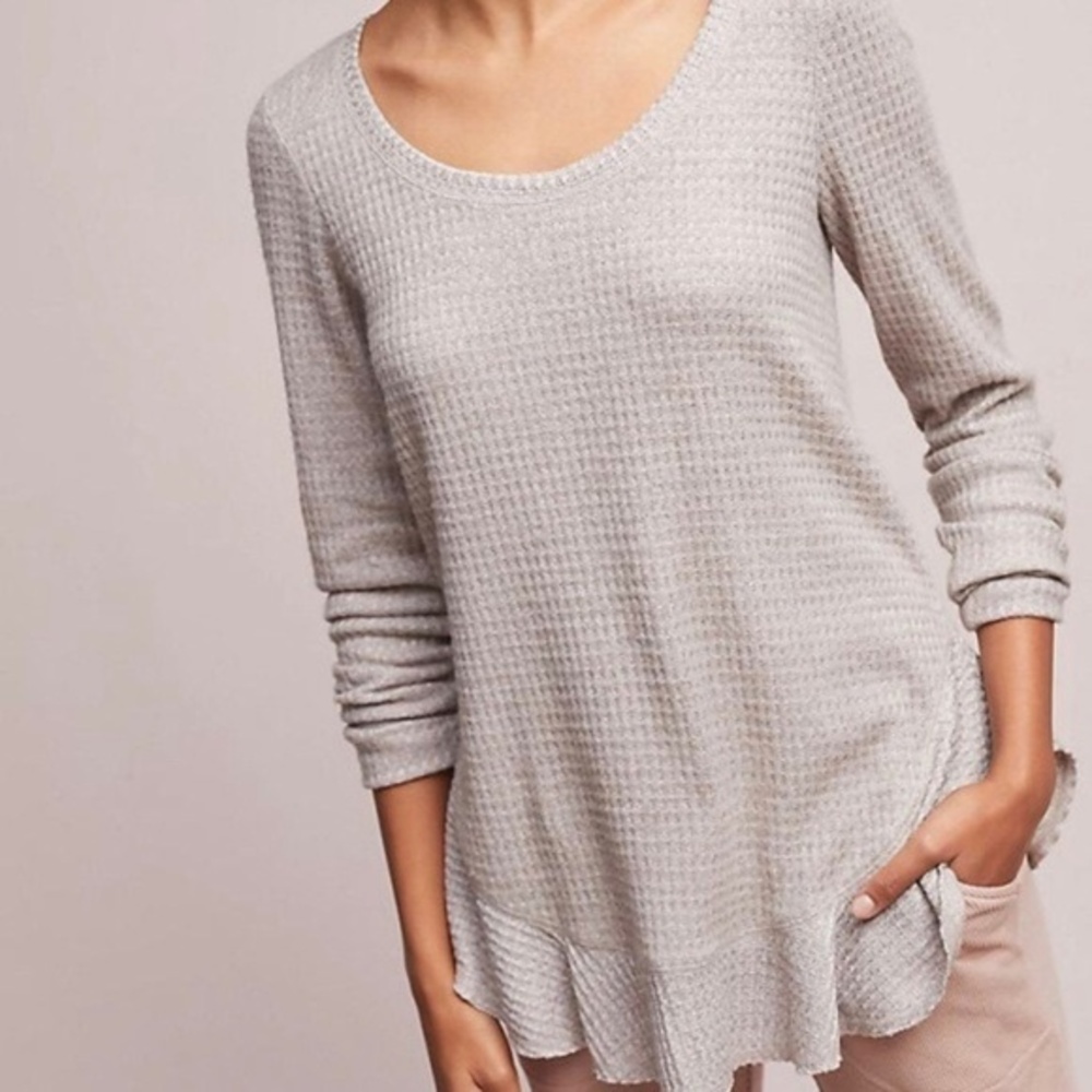 Anthropologie‎ Saturday Sunday Wendy Waffle Tunic Size Small